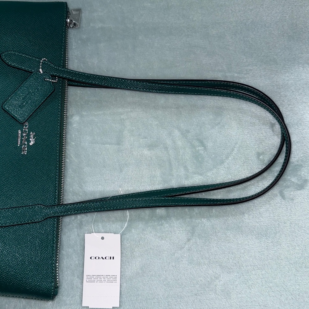 Coach Emerald Green Tote Bag - Picture 12 of 17